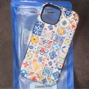 Casely Bold Floral Tile Phone Case